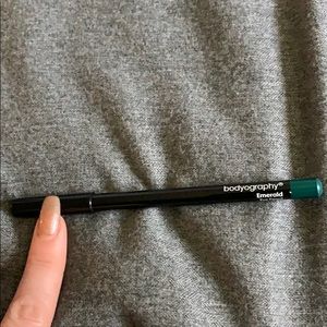 Emerald eyeliner